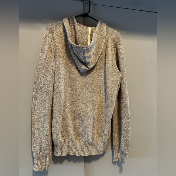 H&M - Gray Knit Hooded Sweater Relaxed Fit (Size M) - Picture 8 of 12